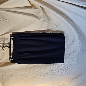 Talbots Navy blue skirt